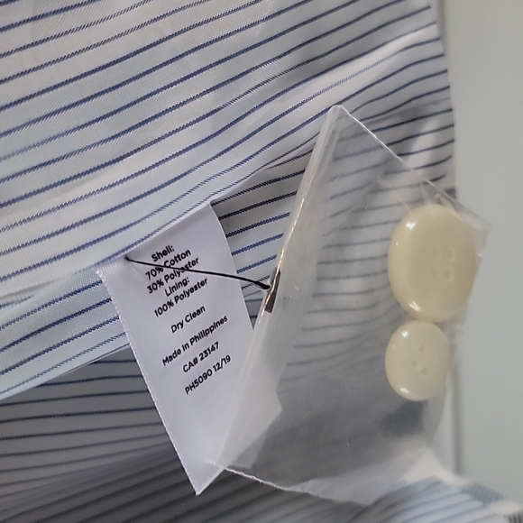 Talbots Blazer Women's Petite Cotton Polyester NWT Jacket - Picture 10 of 11